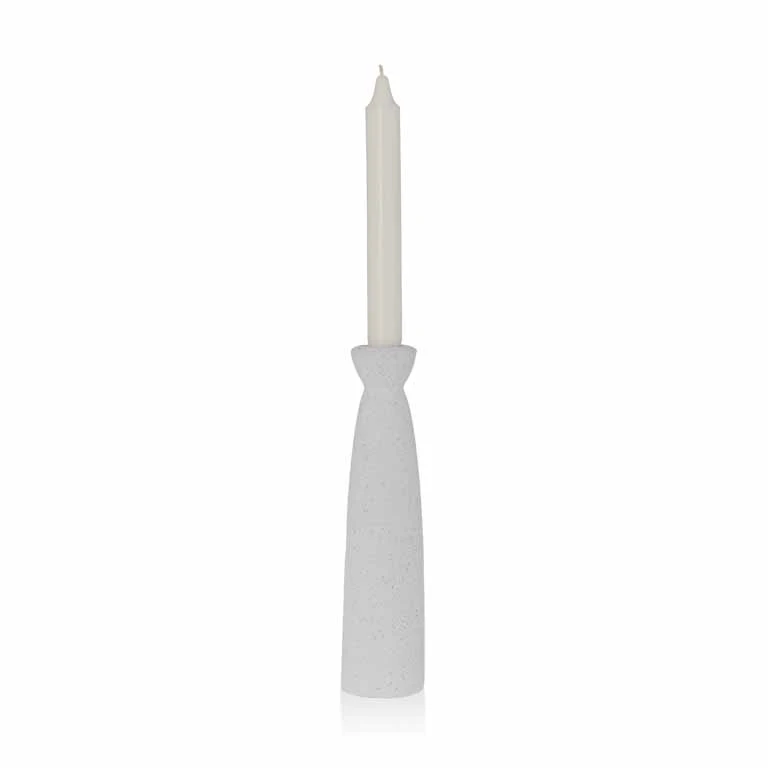 Candle holder Emily 22cm matt white
