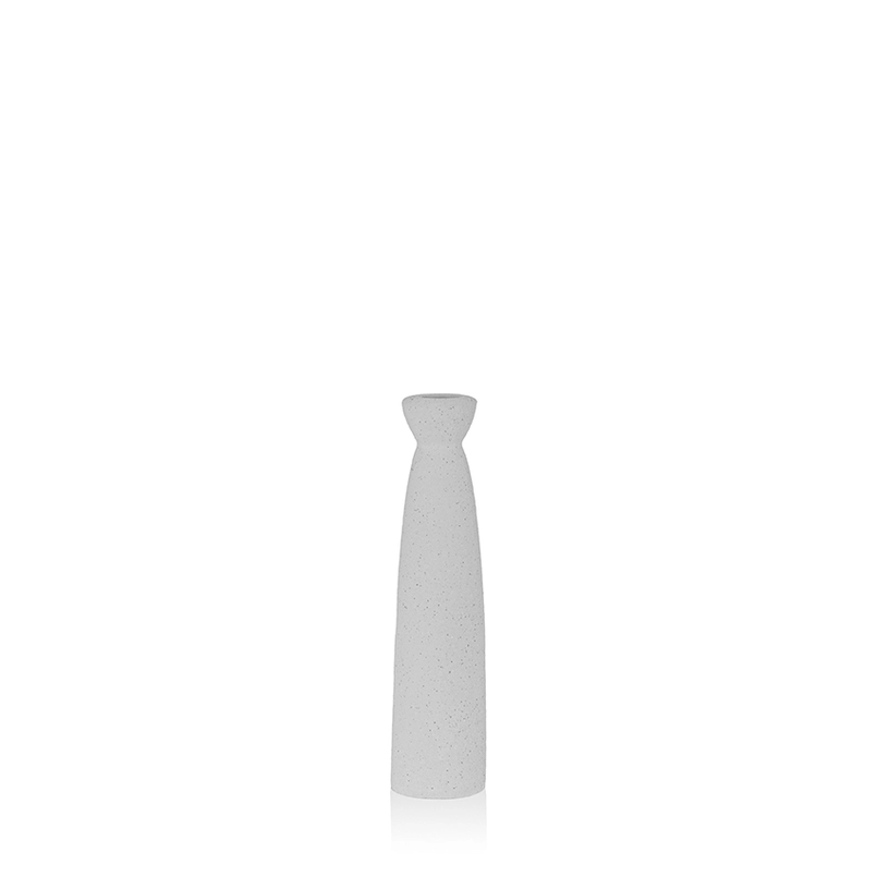 Candle holder Emily 22cm matt white