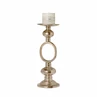 Candle holder Lily 49cm champagne gold