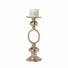 Candle holder Lily 49cm champagne gold