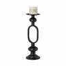 Candle holder Lily 56cm matt black