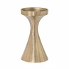 Candle holder Lue 18cm gold