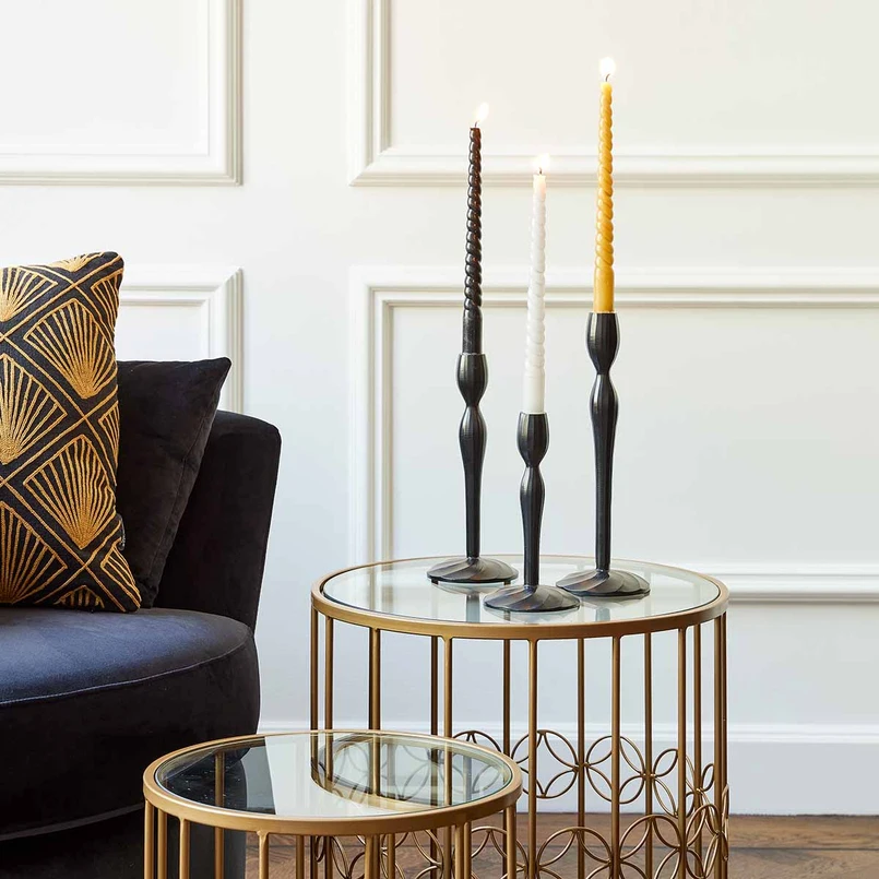 Candle holder Lue 26cm black