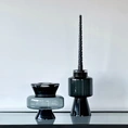 Candle holder Luna 21cm black