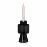 Candle holder Luna 21cm black
