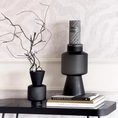 Candle holder Luna 21cm matt black