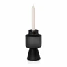 Candle holder Luna 21cm matt black