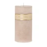 Candle Pillar 10x20cm beige