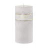 Candle Pillar 10x20cm gray