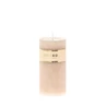 Candle Pillar 7x14cm beige