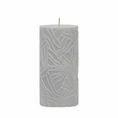 Candle Wave 7x14cm light gray