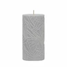 Candle Wave 7x14cm light gray