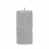 Candle Wave 7x14cm light gray