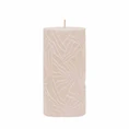 Candle Wave 7x14cm sand