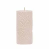 Candle Wave 7x14cm sand