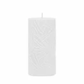 Candle Wave 7x14cm white