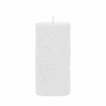 Candle Wave 7x14cm white