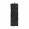 Candle Wave 7x20cm black