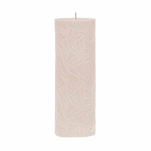 Candle Wave 7x20cm sand