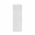 Candle Wave 7x20cm white