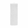 Candle Wave 7x20cm white
