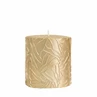 Candle Wave 7x7cm gold