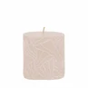 Candle Wave 7x7cm sand