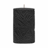 Candle Wave 9x15cm black