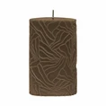 Candle Wave 9x15cm mocha