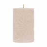 Candle Wave 9x15cm sand