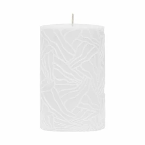 Candle Wave 9x15cm white