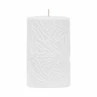 Candle Wave 9x15cm white