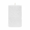 Candle Wave 9x15cm white