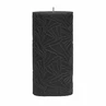 Candle Wave 9x20cm black