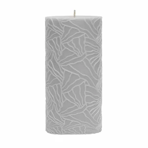 Candle Wave 9x20cm light gray