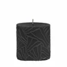 Candle Wave 9x9cm black