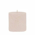 Candle Wave 9x9cm sand