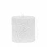 Candle Wave 9x9cm white