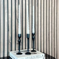 Candleholder Lily 1 20cm black
