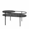 Coffee table Mara 90cm black marble