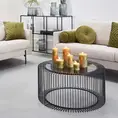 Couchtisch Rocco 82cm schwarz
