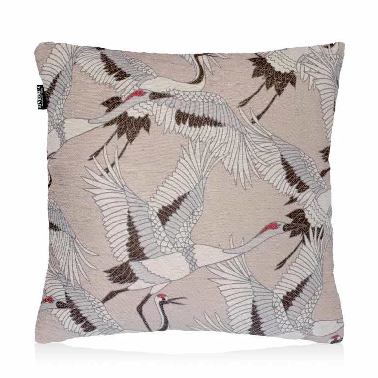 Cushion Crane 45x45cm sand