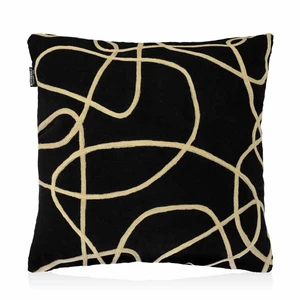 Cushion Nina print 7 45x45cm black