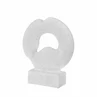 Deco object Eliza 30cm matt white