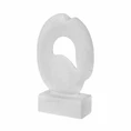 Deco object Eliza 35cm matt white
