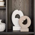 Deco object Eliza 35cm matt white