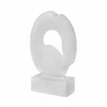 Deco object Eliza 35cm matt white