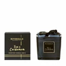 Deluxe Geurkaars in pot Tea & Cardamom 8cm zwart