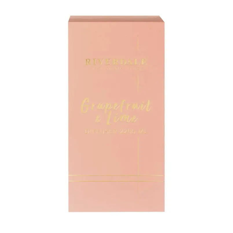 Deluxe Geurstokjes Grapefruit & Lime 2200ml roze