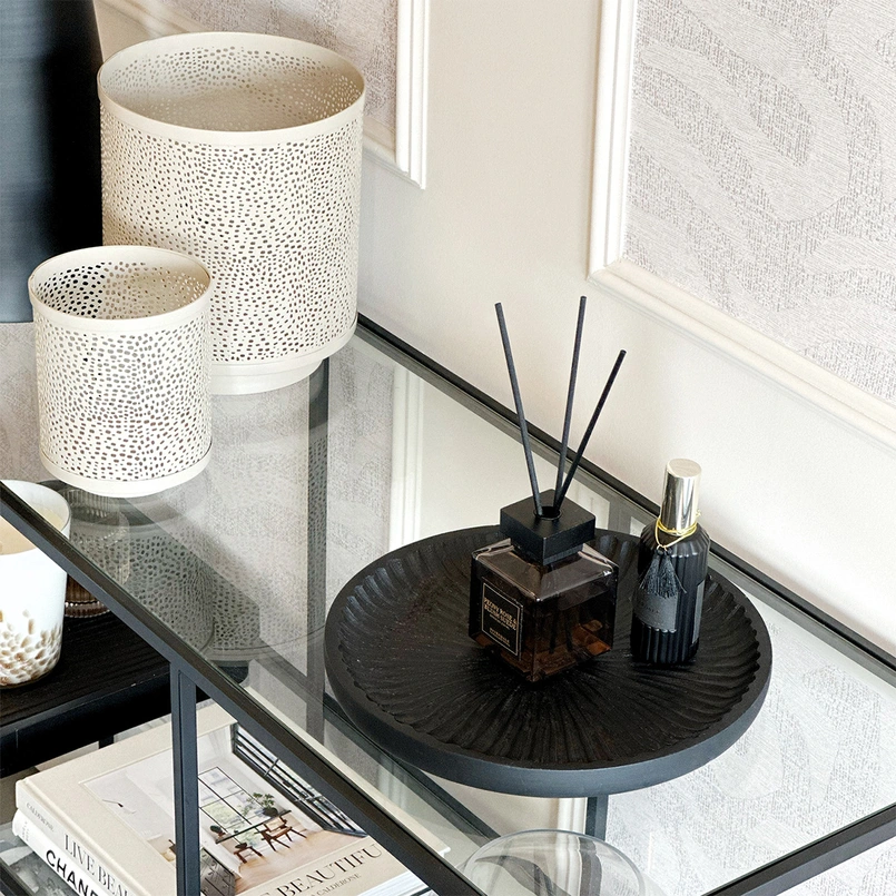 Diffusor Roza 200ml gold/weiß